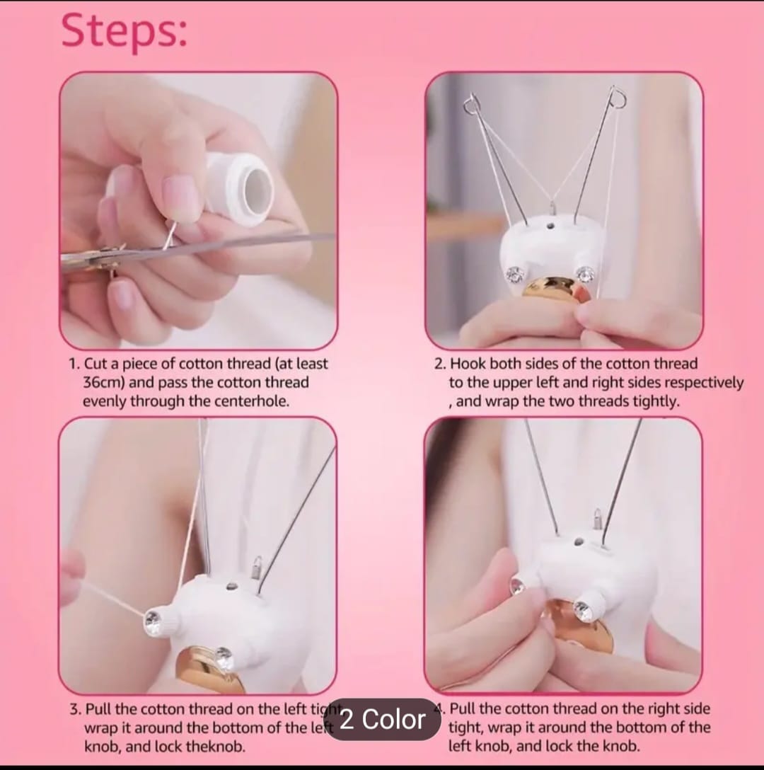 Hair Removal Threading Machine