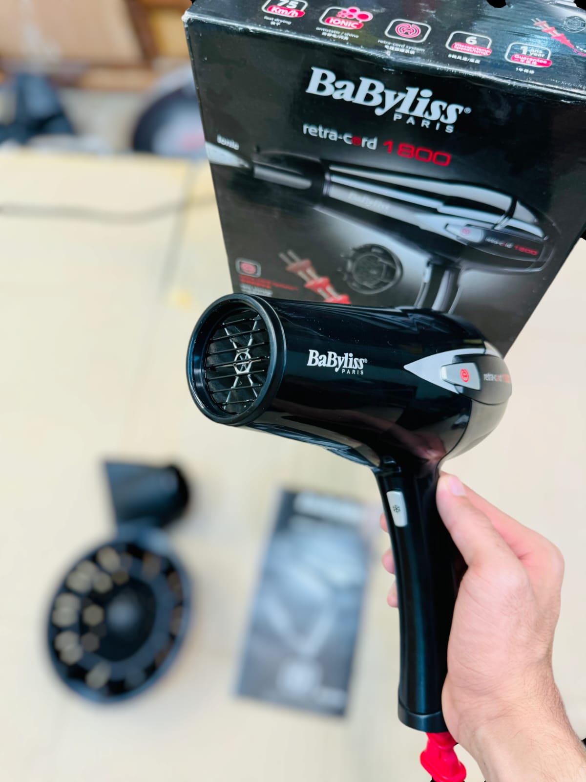 Original Babyliss Retra Cord 1800 Hair Dryer