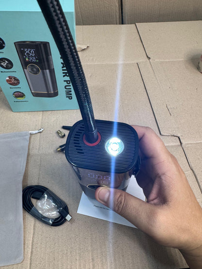 Rechargeable Car Tire Inflator Portable Air Compressor, 5X Faster Portable